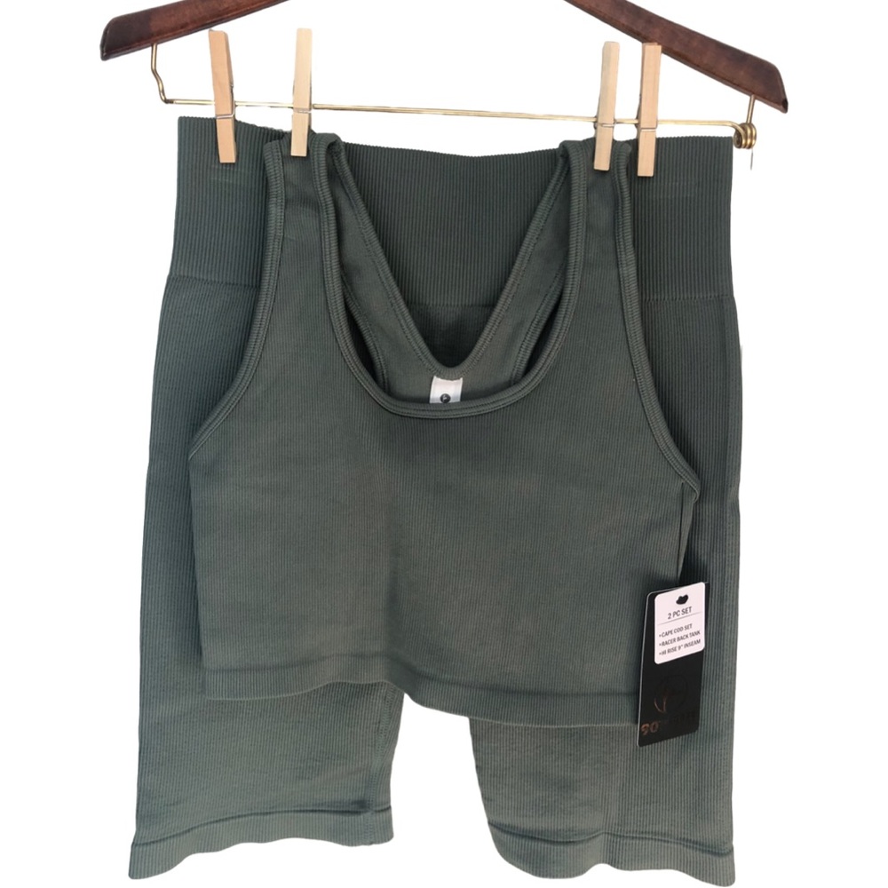 🌺CLEAR OUT ITEM🌺⭐️NWT 90 Degree by Reflex Seamless Rib Cape Cod set